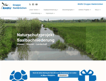 Tablet Screenshot of nabu-hambruecken.de